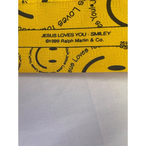 Jesus loves you. Thai walnut ridge polyester tie. NWT Vintage Yellow - Picture 5 of 7